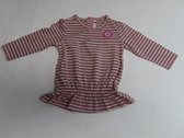 T-shirt lange mouw - Meisje - Streepjes - roze , ecru , fuchia enz - 9 maand 74
