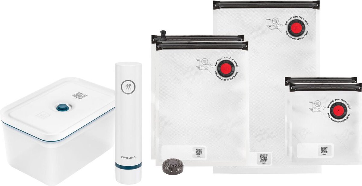 Zwilling La-Mer vacuüm startset plastic 7-delig