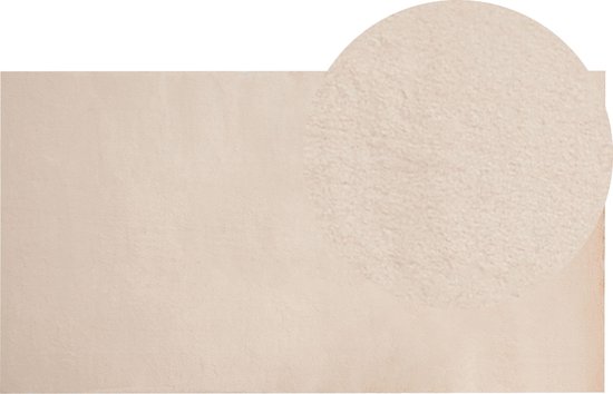 MIRPUR - Shaggy vloerkleed - Beige - 80 x 150 cm - Polyester