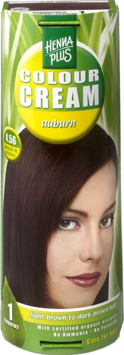 Hennaplus Colour Cream 4.56 Auburn 60ML