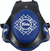 Fairtex Trainer Vest - Zwart / Blauw - standaard maat