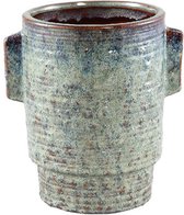 PTMD Pot de Fleurs Katelynn - 18x14x19 cm - Céramique - Vert