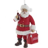 Coca-Cola Santa Holding Cooler Kerst Ornament