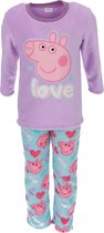 Peppa Pig Coral-pyjama polaire - Costume maison - Enfants - Taille 122/128
