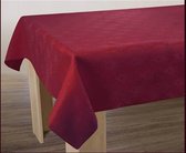 Tafelkleed anti-vlek Chique rouge ovaal 240 cm Tafellaken - Decoratieve Tafel Accessoires - Woonkamer Decoratie - Bonne et Plus®