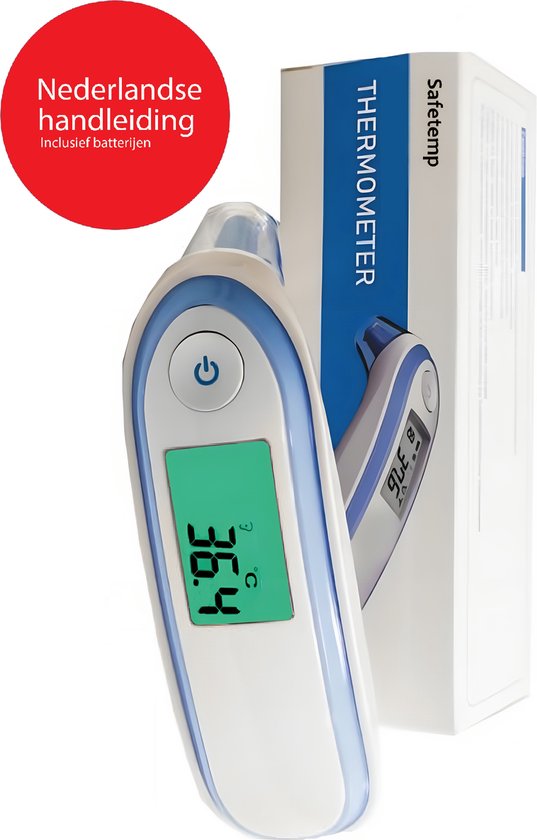 Safetemp 2 in 1 - Voorhoofd thermometer