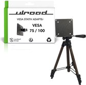 ULROAD VESA Statief Adapter 75 I 100 voor camerastatief met kogelkop statiefkop 3/8" 1/4" monitor beeldscherm studio houder tripod