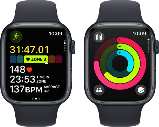 Apple Watch Series 9 GPS + Cellular - 45mm - Midnight
