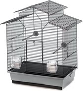 Bol.com Duvo+ Vogelkooi Iza 2 - Zwart - 51 x 30 x 605cm aanbieding