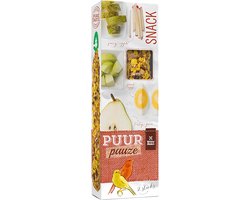 Witte Molen - Vogelsnack - Vogel - Puur Pauze Sticks Kanarie Appel & Peer 60gr - Tray - 2st