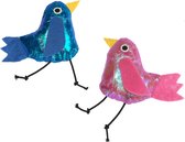 Ebi - Speelgoed Voor Dieren - Kat - Wanna Play Papier Vogel Crinkle 8x6cm - 1st