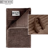 The One Towelling Classic Gastendoek - 30 x 50 cm - Kleine handdoek - Hoge vochtopname - 100% Gekamd katoen - Taupe