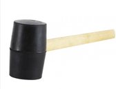 Houten rubber Hamer - Terugslagloze rubber straathamer - 25.5 centimeter