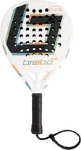 Brabo - Pure 3K - Premium - Ronde Vorm - Padelracket - Wit