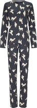 Grijze dames pyjama lamas Ally - Grijs - Maat - 44