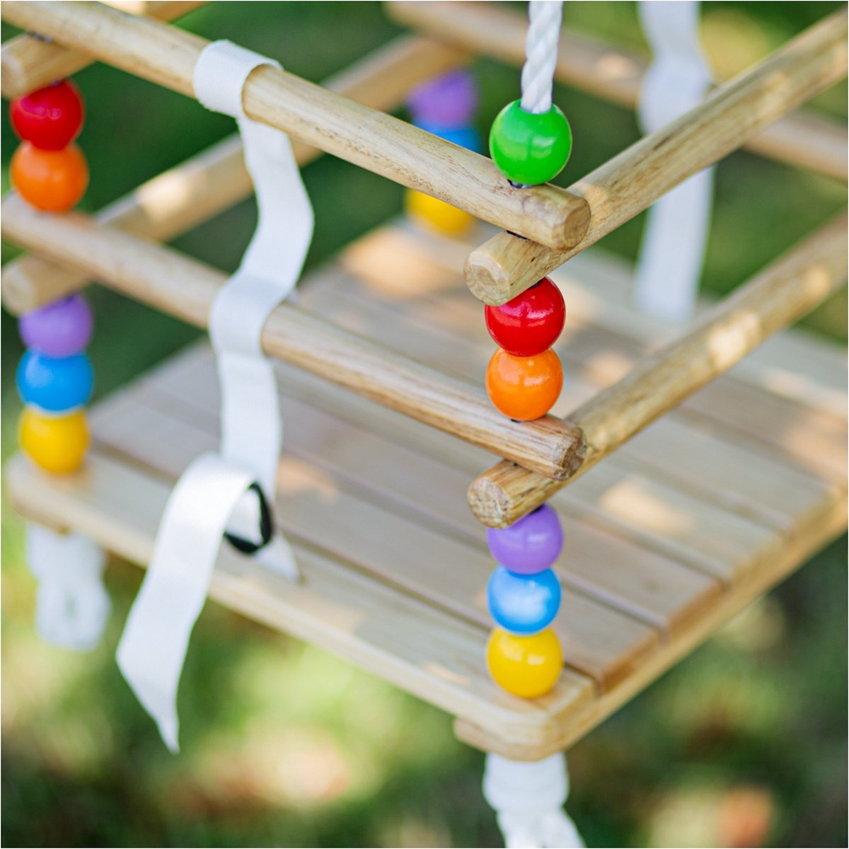 Houten Peuterschommel - BIGJIGS - Schommel Hout — afbeelding 8