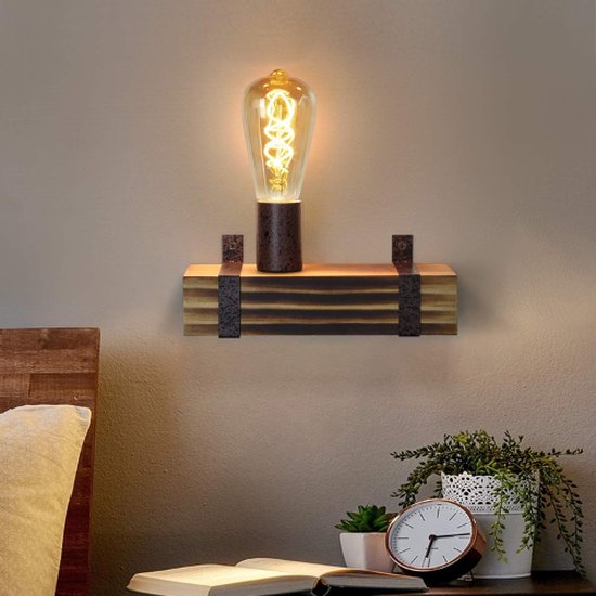 Wdacczq Retro Wandlamp Prachtige Lamp Retro Industriële Retro Wandlamp Antieke Lijn Metalen Kooi Wandlamp Buiten Wandlamp 12