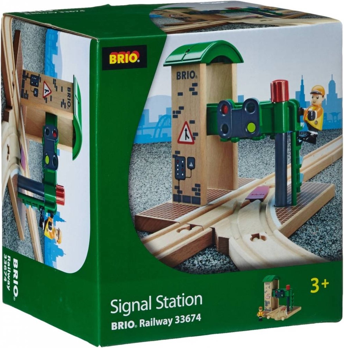 BRIO Seinstation - Trein speelgoed voor hand-oog coördinatie - 33674 — afbeelding 3