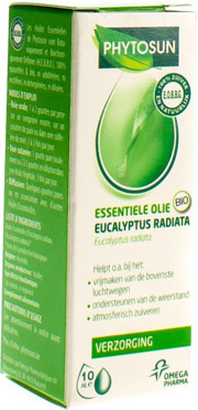 Phytosun Arôms Huile Essentielle Eucalyptus Radiata Bio Respiration Et  Immunité Flacon 10ml
