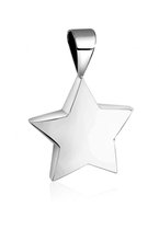 Nenalina Pendentif Femme Pendentif Étoile Femme Astro en Argent Sterling 925
