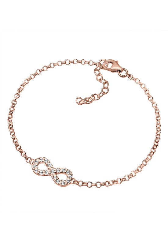 Elli Infinity Ring Aus 925 Sterling Silber Mit Kristallen – Damen Bandring, Made In Germany