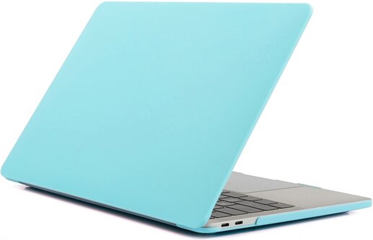 By Qubix MacBook Air 13,6 inch case - Turquoise (2022) - MacBook Air (M2 Chip) - Cover geschikt voor Apple MacBook Air (A2681)