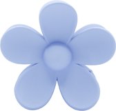 Boozyshop ® Haarklem Bloem - Haarspeld - Haarclip - Geschikt voor alle haartypen en -lengtes - Flower Hair Clip - Licht Blauw - 7,3 cm