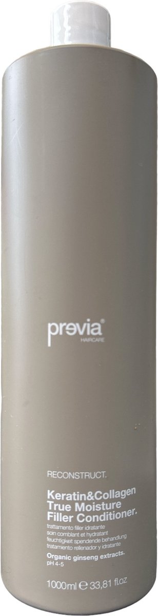 previa Reconstruct Keratin & Collagen Revitalising Filler Conditioner 1000ml