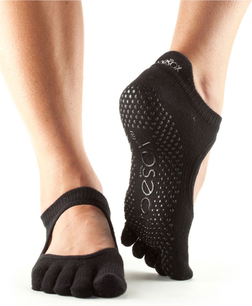 ToeSox - Bellarina - Antislip Sokken – Zwart