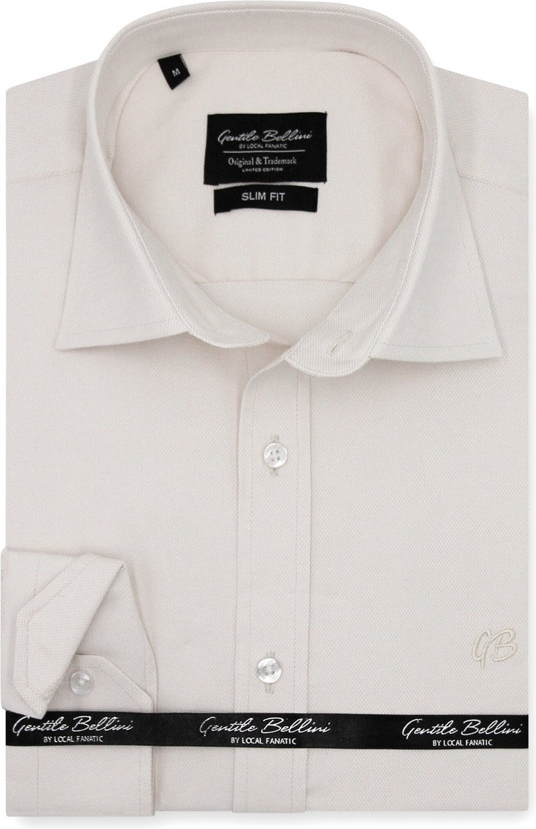Heren Slim Fit Overhemd - Luxe Zakelijke Blouse voor Mannen