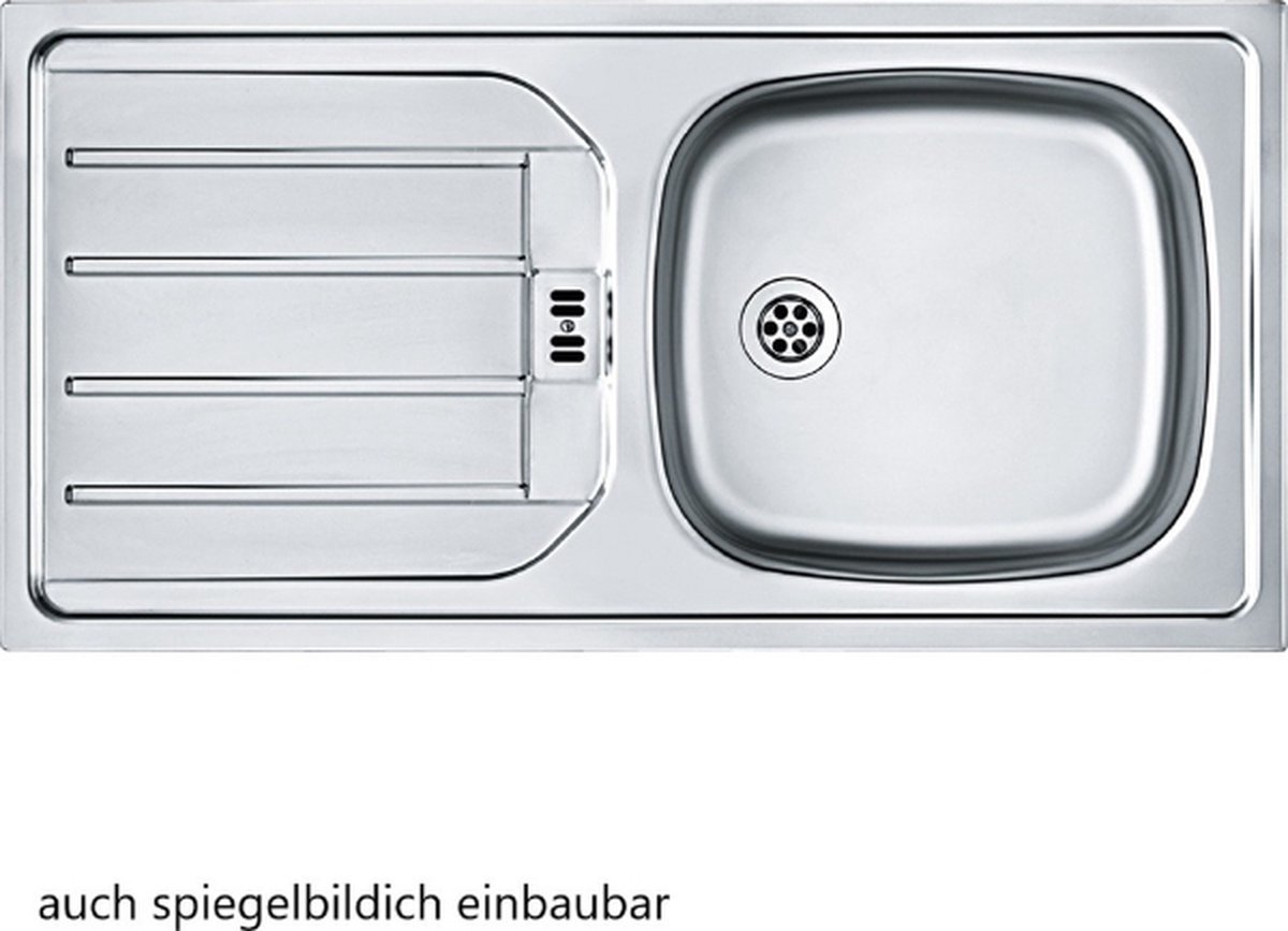 Sous-évier Sorrella 110cm pour lave-vaisselle 1 porte - anthracite/chêne  Moderne - Held