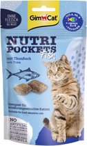 12x GimCat Nutri Pockets Vis met Tonijn 60 gr