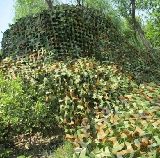 5x3 meter camouflage net groen - Tarp
