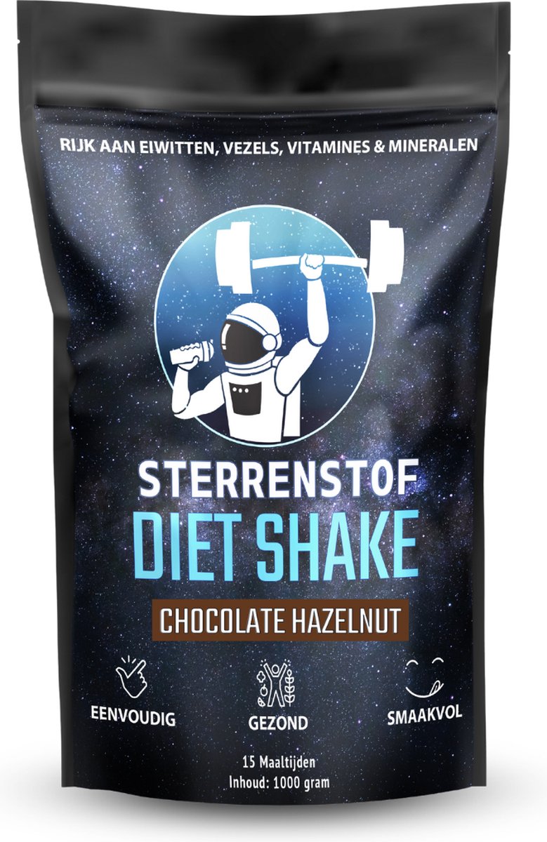 Goedkoopste Sterrenstof Diet Shake - Maaltijdshake - Chocolate/Hazelnut - Afvallen - 15 maaltijden