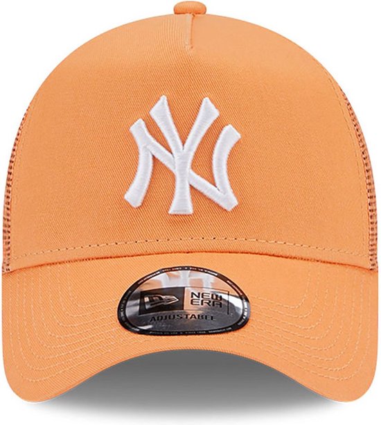New York Yankees League Essential Orange Trucker Cap