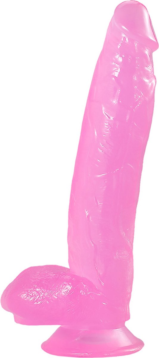 Goedkoopste Bang It Real Dildo No. 17 Met Ballen Roze