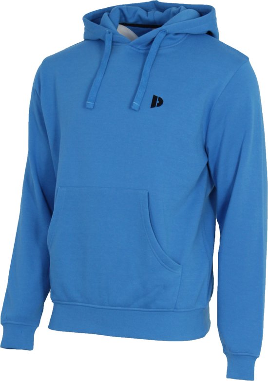 Donnay - Fleece sweater met capuchon Sem- Sporttrui - Heren - Maat XXL - True blue (335)