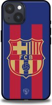 Coque FC Barcelona Apple iPhone 14 Back Cover Soft Case TPU Blauw Rouge