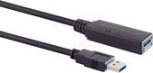 Powteq - Câble d'extension USB 3.0 actif - 15 mètres - Jusqu'à 4800 mb/s