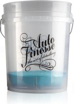 AUTO FINESSE Clear Bucket with Grit Guard, 20 liter