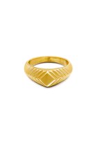 Ring -Lydia- Zilver- Stainless Steel- Maat16