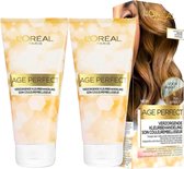 L'Oréal Paris Age Perfect Color Kleurbehandeling Bruin - Verzorgende Kleurbehandeling - 2 x 80ml