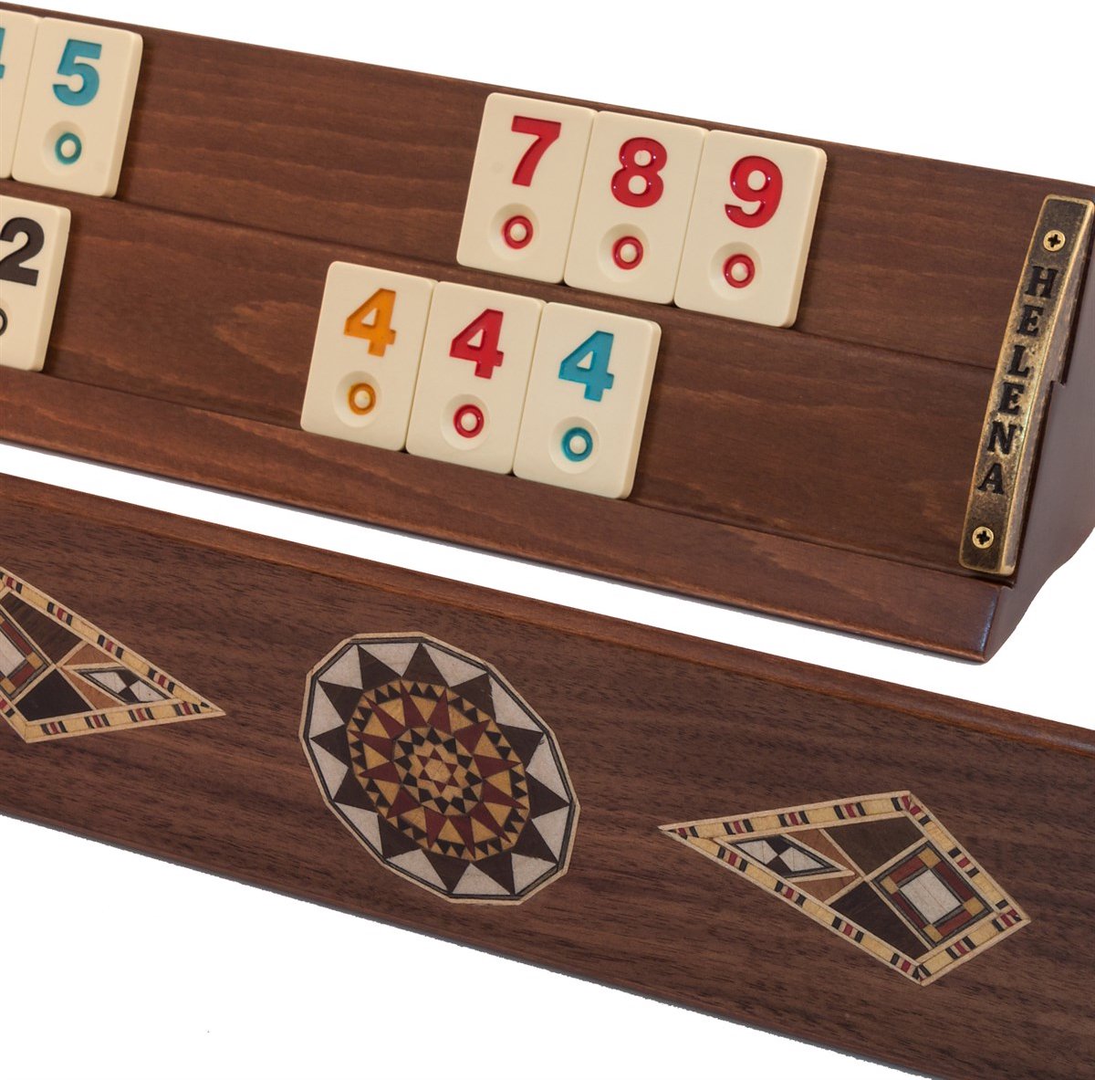 Handgemaakte Rummy Speelset - Okey - Luxe uitgave - Inclusief Tas - Rummi - Bordspel - Okey Takimi