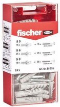 Fischer Pluggenset DHZ CA5 box met S5-6-8 pluggen+ schroeven 60555