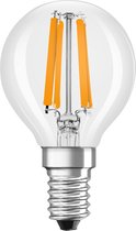 Ledvance Classic LED E14 Peer Filament Helder 4.2W 470lm - 927 Zeer Warm Wit | Beste Kleurweergave - Dimbaar - Vervangt 40W