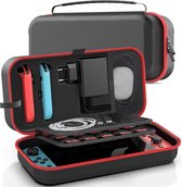 BOTC Case Geschikt Voor Nintendo Switch - Draagbare Opbergtas Koffer voor Console en Accessoires - Zwart