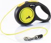 Flexi New Classic Koord - Hondenriem - Neon Band - XS - 3 m  (<8 kg)