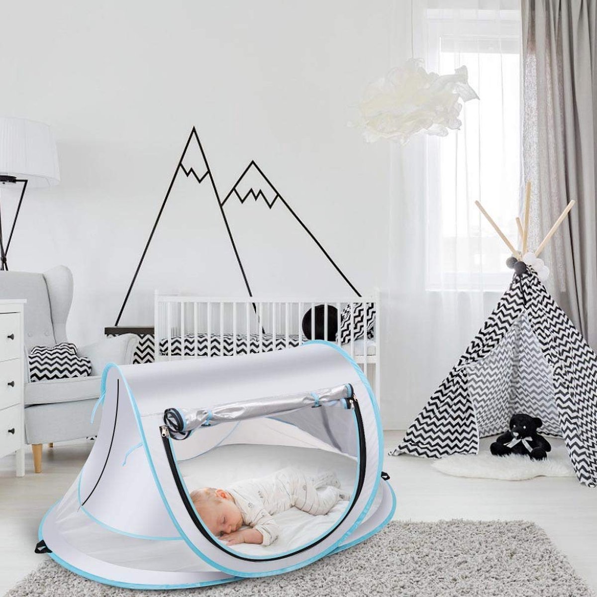 Fuegobird BabyBox Campingbedje - Baby Tentje thumbnail 3