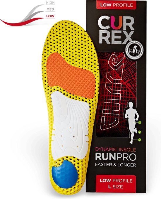 CURREXSOLE Runpro Low Steunzolen - sportzolen - inlegzool - maat XS | bol