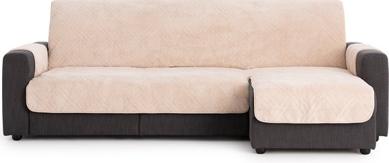 Coral Bankbeschermer Beige Chaise Longue Rechts 200cm breed